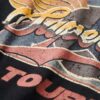 T-shirt con stampa rock anni ’70