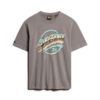 T-shirt con stampa rock anni ’70