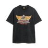 T-shirt con stampa rock anni ’70