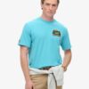 T-shirt con stampa “Travel Postcard Chest”