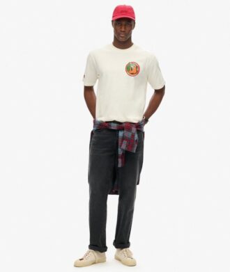 T-shirt con stampa “Travel Postcard Chest”