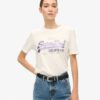 T-shirt con stampa Vl decorata