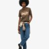 T-shirt con stampa Vl decorata