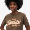 T-shirt con stampa Vl decorata