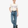 T-shirt con stampa Vl decorata