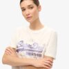 T-shirt con stampa Vl decorata