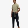 T-shirt con tasca e cuciture a contrasto
