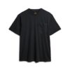 T-shirt con tasca e cuciture a contrasto
