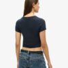 T-shirt corta a righe Vintage