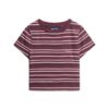 T-shirt corta a righe Vintage