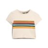 T-shirt corta a righe Vintage