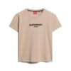 T-shirt corta aderente con logo Sport Luxe