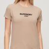 T-shirt corta aderente con logo Sport Luxe