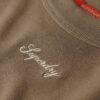 T-shirt corta ricamata in Organic Cotton