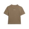 T-shirt corta ricamata in Organic Cotton