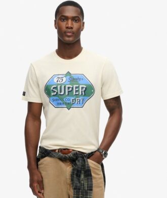 T-shirt da lavoro con grafica Gasoline