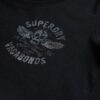 T-shirt da motociclista Lo-Fi con scollo rotondo