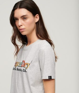 T-shirt dal taglio comodo con logo arcobaleno