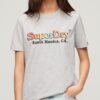 T-shirt dal taglio comodo con logo arcobaleno