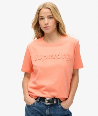 T-shirt dal taglio morbido con logo in rilievo