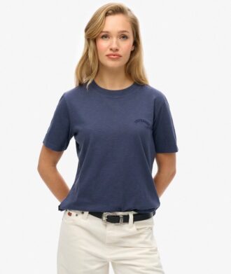 T-shirt Essential con logo slavato