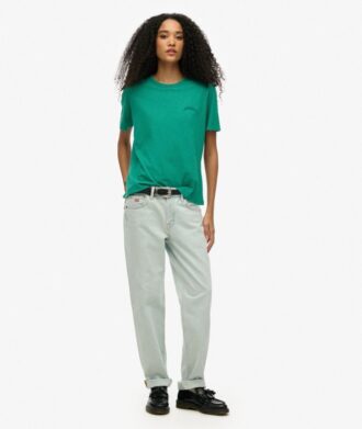 T-shirt Essential con logo slavato