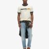 T-shirt grafica da lavoro con logo Ringer