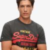 T-shirt Heritage con logo Vintage classico