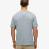T-shirt in misto cotone fiammato sovratinto