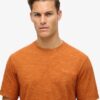 T-shirt in misto cotone fiammato sovratinto T-shirt in misto cotone fiammato sovratinto