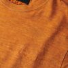 T-shirt in misto cotone fiammato sovratinto T-shirt in misto cotone fiammato sovratinto