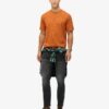 T-shirt in misto cotone fiammato sovratinto T-shirt in misto cotone fiammato sovratinto