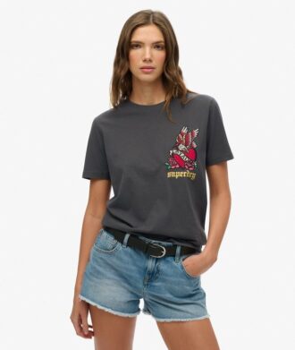 T-shirt Old School Tattoo dal taglio comodo
