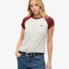 T-shirt raglan con logo Essential in Organic Cotton