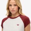 T-shirt raglan con logo Essential in Organic Cotton