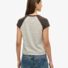 T-shirt raglan con logo Essential in Organic Cotton