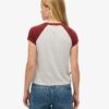 T-shirt raglan con logo Essential in Organic Cotton