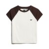T-shirt raglan con logo Essential in Organic Cotton