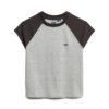T-shirt raglan con logo Essential in Organic Cotton