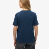 T-shirt relax con decorazioni in stile college