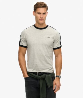 T-shirt retrò con logo Essential