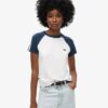 T-shirt Retro con Logo Essential