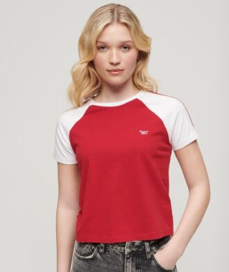 T-shirt Retro con Logo Essential