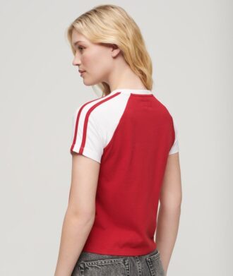 T-shirt Retro con Logo Essential