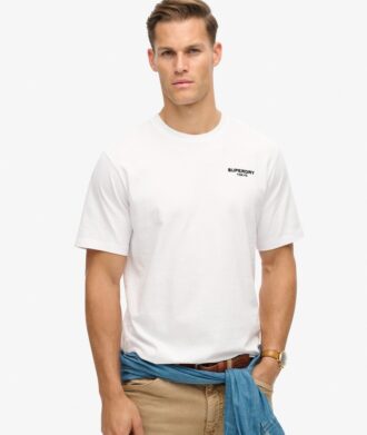 T-shirt sportiva di lusso dal taglio ampio