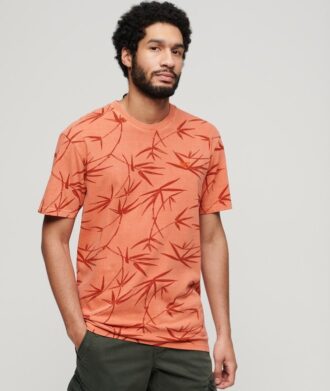 T-shirt stampato con sovrastampa Vintage