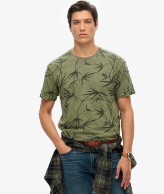 T-shirt stampato con sovrastampa Vintage