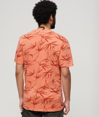 T-shirt stampato con sovrastampa Vintage