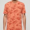 T-shirt stampato con sovrastampa Vintage