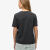 T-shirt Vintage con logo metallico e vestibilità comoda